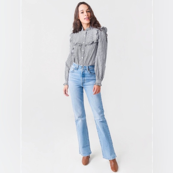 Rebecca Minkoff EUC XL “Linda” Blouse - Picture 3 of 7